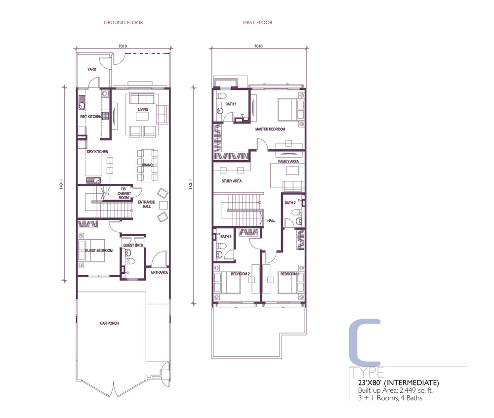 Wisteria C Intermediate Floor Plan